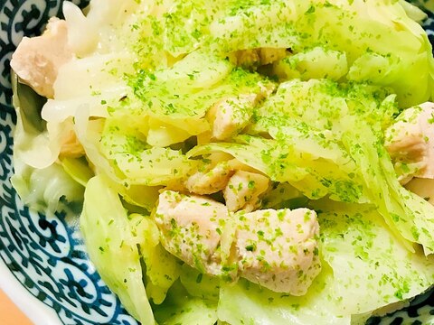 簡単●鶏肉とキャベツのあっさり蒸し炒め